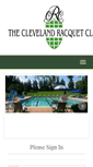 Mobile Screenshot of clevelandracquet.com